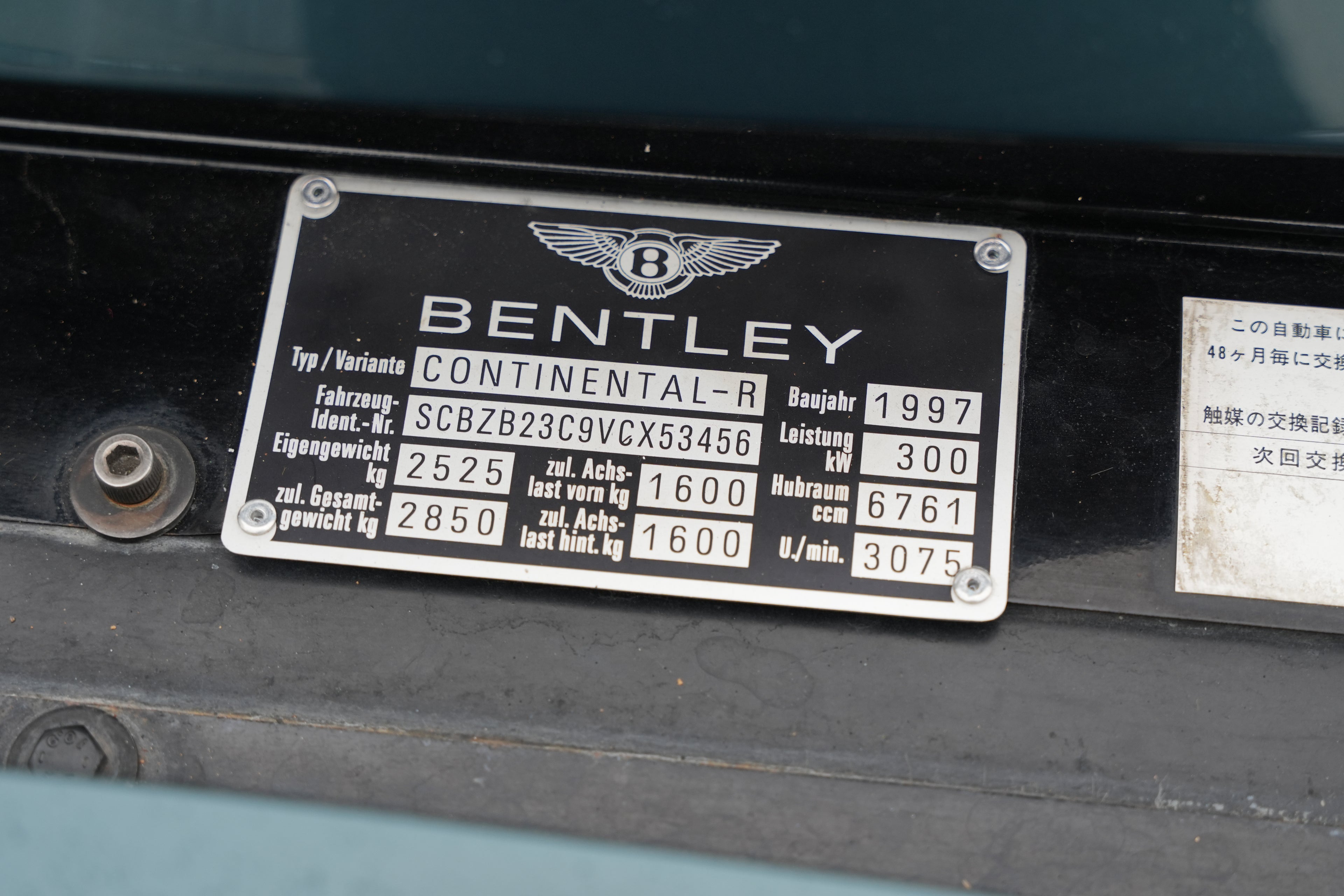 Bentley Continental R400 Sondermodell - 1/6 weltweit - Sammlerfahrzeug