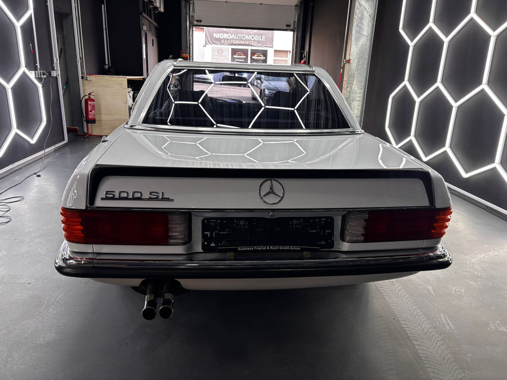 Mercedes-Benz SL 500 (R107) Deutsches Fahrzeug | H-Gutachten | neues Verdeck