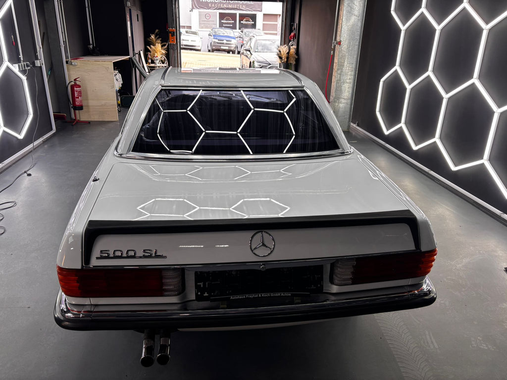 Mercedes-Benz SL 500 (R107) Deutsches Fahrzeug | H-Gutachten | neues Verdeck