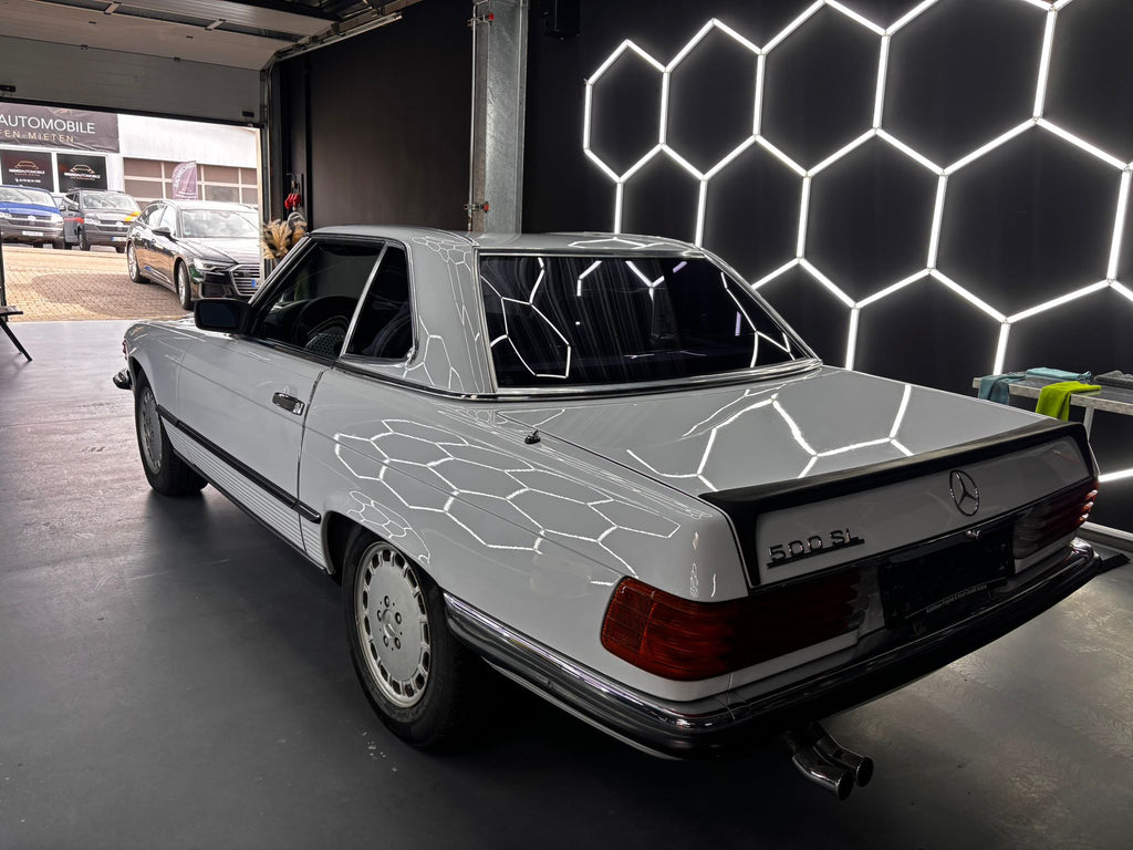 Mercedes-Benz SL 500 (R107) Deutsches Fahrzeug | H-Gutachten | neues Verdeck