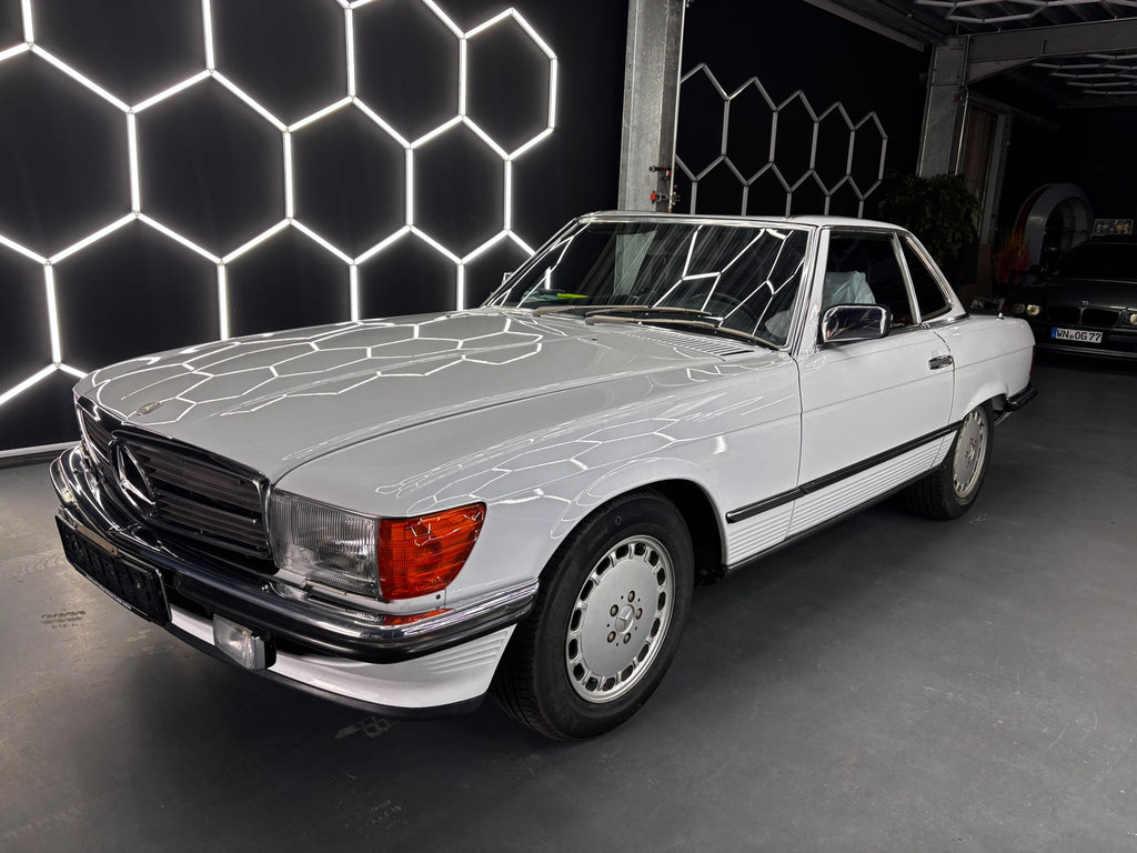 Mercedes-Benz SL 500 (R107) Deutsches Fahrzeug | H-Gutachten | neues Verdeck