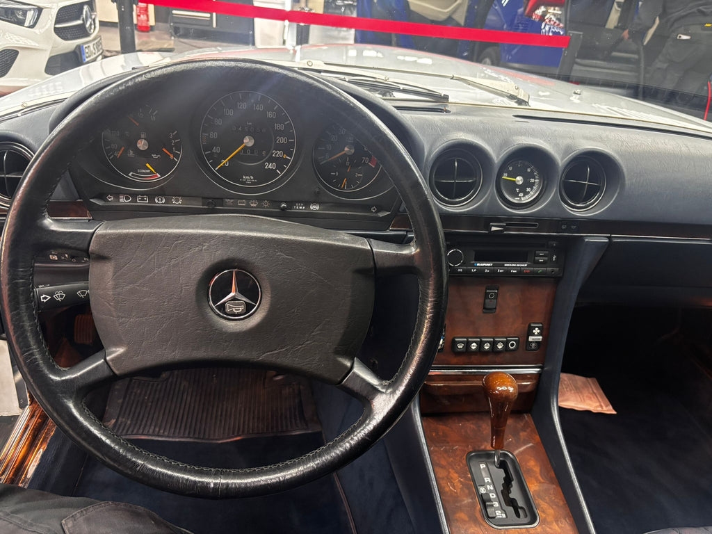 Mercedes-Benz SL 500 (R107) Deutsches Fahrzeug | H-Gutachten | neues Verdeck