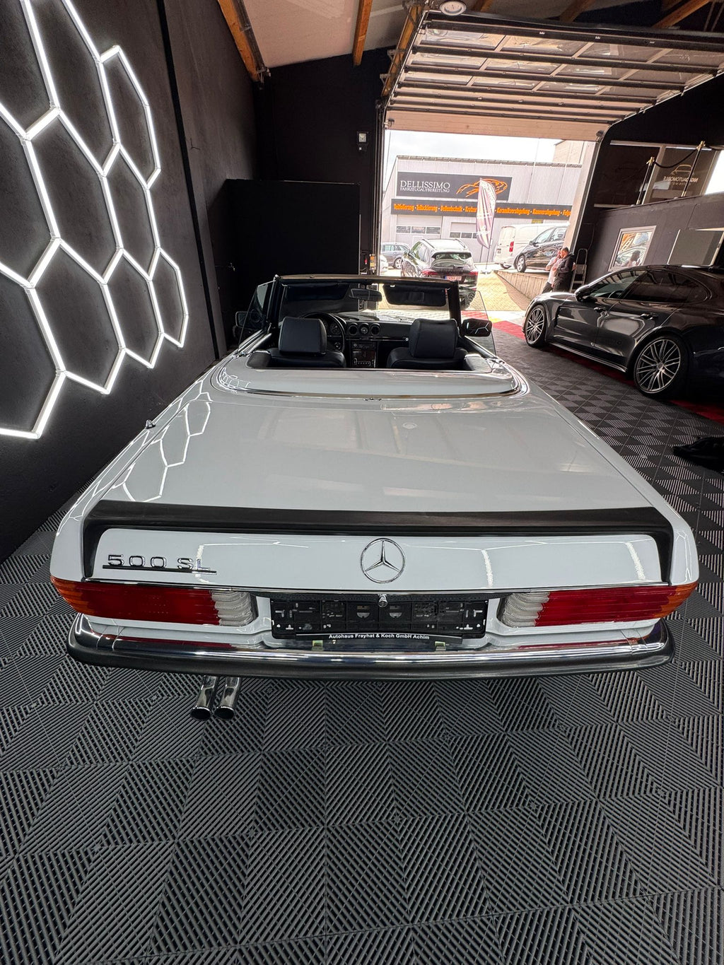 Mercedes-Benz SL 500 (R107) Deutsches Fahrzeug | H-Gutachten | neues Verdeck