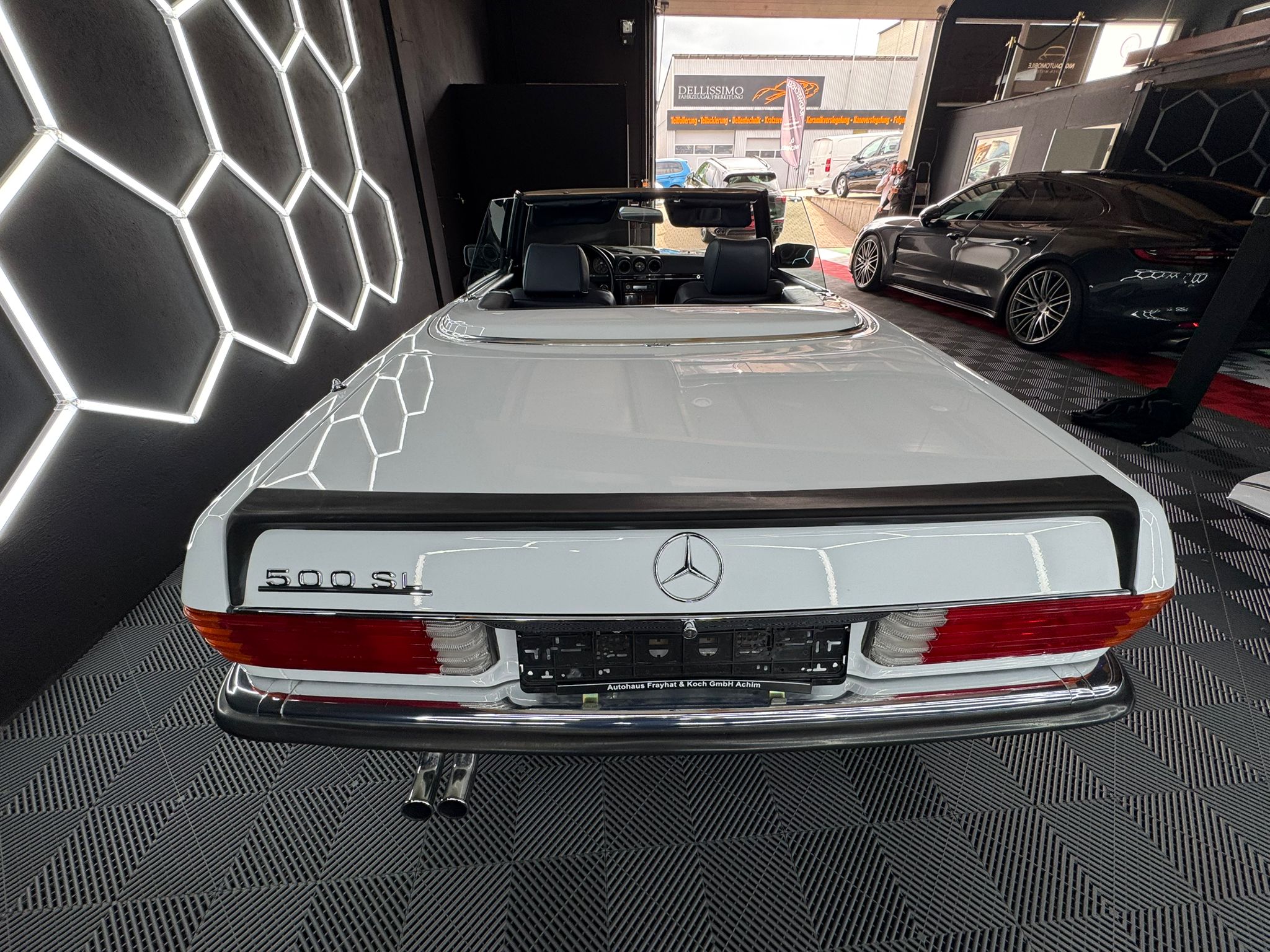 Mercedes-Benz SL 500 (R107) Deutsches Fahrzeug | H-Gutachten | neues Verdeck
