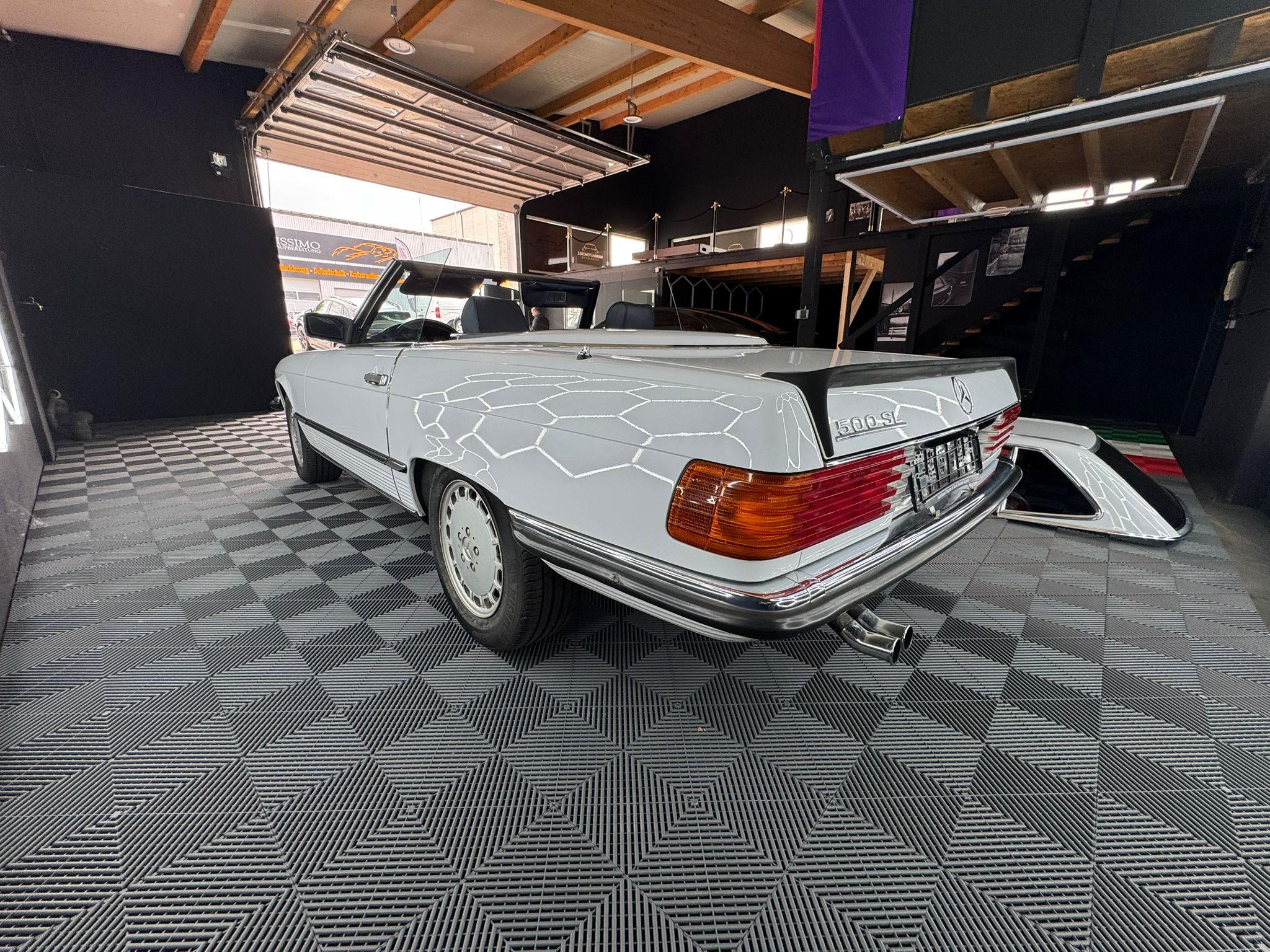 Mercedes-Benz SL 500 (R107) Deutsches Fahrzeug | H-Gutachten | neues Verdeck